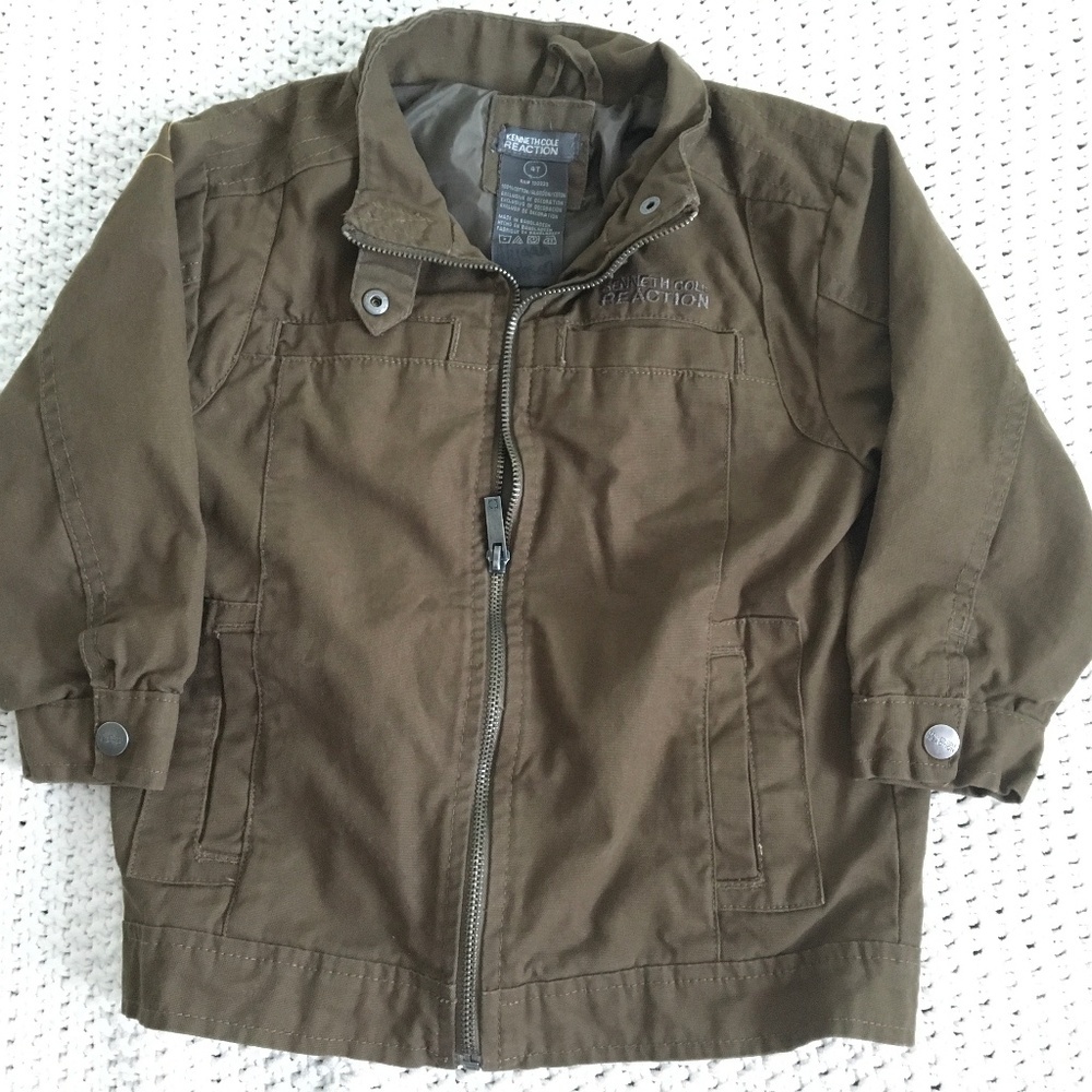 KENNETH COLE REACTION BROWN JACKET SIZE 4T